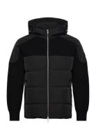 Glenvale Knit Hybrid Foret Jakke Black Moose Knuckles