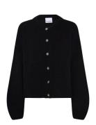 Kae Knit Cardigan Tops Knitwear Cardigans Black Noella