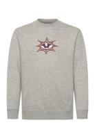 Star Checker Crew Sport Sweatshirts & Hoodies Sweatshirts Grey VANS