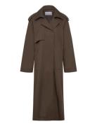 2Nd Willamena - Dense Cotton Trenchcoat Frakke Brown 2NDDAY