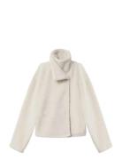 Nlfbetty Ls Short Jacket Skaljakke Outdoorjakke White LMTD