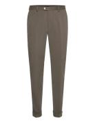 Denz Turn Up Trousers Designers Trousers Formal Green Oscar Jacobson