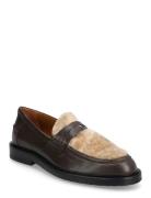 Loafer Shoes Flat Loafers Brown ANGULUS