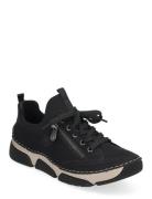 Rieker Ladies Shoes 45973-00 Black Low-top Sneakers Black Rieker