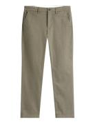 Denton Printed Structure Chino Bottoms Trousers Casual Grey Tommy Hilf...
