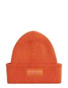 Tjm Linear Beanie Accessories Headwear Beanies Orange Tommy Hilfiger