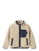 Nmnmattia Sherpa Jacket Pb Outerwear Fleece Outerwear Fleece Jackets C...