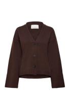 Lenyx Knit Tops Knitwear Cardigans Brown Noella