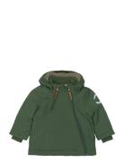 Nylon Baby Jacket - Solid Outerwear Jackets & Coats Anoraks Green Mikk...