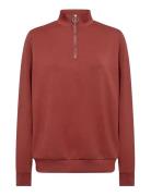 Sc-Banu Tops Sweatshirts & Hoodies Sweatshirts Brown Soyaconcept