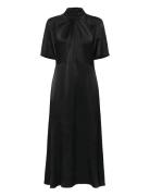 Slriyan Miria Dress Knælang Kjole Black Soaked In Luxury