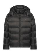 Ls Nylon Zip Off Hood Down Puffe Foret Jakke Black Calvin Klein Jeans