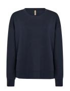 Sc-Banu Tops Sweatshirts & Hoodies Sweatshirts Navy Soyaconcept