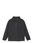 Fleece Pulli Tops Sweatshirts & Hoodies Sweatshirts Black Color Kids
