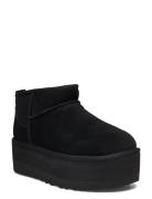 W Classic Ultra Mini Platform Shoes Wintershoes Black UGG
