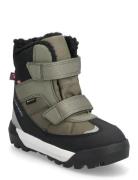 Expower Warm Gtx 2V Vinterstøvler Med Burrebånd Khaki Green Viking