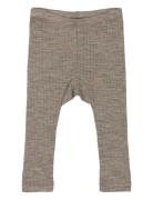 Merino Wool Legging Bottoms Leggings Brown Mikk-line