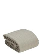 Bedspread Quilt Double Home Textiles Bedtextiles Bedspread Beige Noble...
