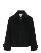 Slrubie Akeleje Jacket Uldjakke Jakke Black Soaked In Luxury