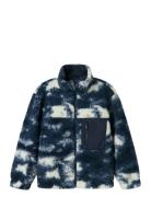 Nkmmilou Teddy Jacket Outerwear Fleece Outerwear Fleece Jackets Blue N...