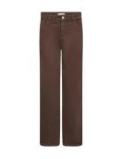 Sc-Erna Bottoms Jeans Straight-regular Brown Soyaconcept