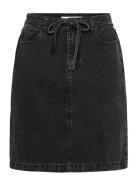 Kacarly Denim Skirt Skirts Short Skirts Black Kaffe