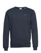 Erik Basic Badge Sweat - Gots/Vegan Tops Sweatshirts & Hoodies Sweatsh...