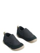 Indoor Shoe Mulle Slippers Hjemmesko Navy Wheat