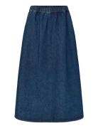 Yascotma Hw Long Denim Skirt S. - D2D Skirts Knee-length & Midi Skirts...
