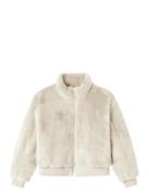 Nkfmila Jacket Pb Outerwear Fleece Outerwear Fleece Jackets Cream Name...