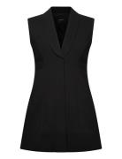 Destene Hourglass Mini Dress Kort Kjole Black Bardot