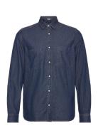 Sven Reg Denim Ls Tops Shirts Denim Shirts Navy Gabba