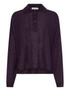 Rodebjer Chrissy Designers Knitwear Jumpers Purple RODEBJER