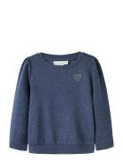 Nmfvima Ls Nreg Sweat Bru Tops Sweatshirts & Hoodies Sweatshirts Navy ...
