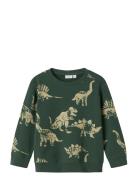 Nmmnilaus Ls Nreg Sweat Bru Tops Sweatshirts & Hoodies Sweatshirts Kha...