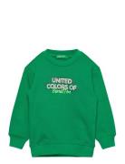Sweater L/S Tops Sweatshirts & Hoodies Sweatshirts Green United Colors...