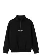 Nkmbrody Ls Nreg Sweat Zip Bru Noos Tops Sweatshirts & Hoodies Sweatsh...