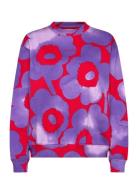 Leiot Akvarelli Unikko Tops Sweatshirts & Hoodies Sweatshirts Multi/pa...