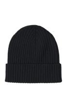 Rib Beanie Accessories Headwear Hats Beanie Black FUB
