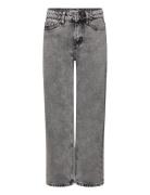 Grstreet Loose Straight Ash Bottoms Jeans Loose Jeans Grey Grunt