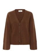 Huximw Knit Cardigan Tops Knitwear Cardigans Brown My Essential Wardro...