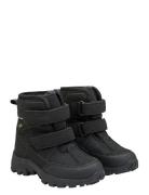 Boots Velcro Tex Vinterstøvler Med Burrebånd Black En Fant