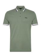 Paddy Sport Polos Short-sleeved Green BOSS
