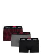 Trunk Triplet Design Boxershorts Black HUGO