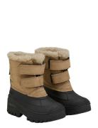 Boots Lightweight Velcro Vinterstøvler Med Burrebånd Beige En Fant