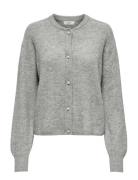 Jdylumi Life L/S Button Cardiga Knt Noos Tops Knitwear Cardigans Grey ...