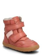 Bisgaard Barefoot Thorsten Tex Vinterstøvler Med Burrebånd Pink Bisgaa...