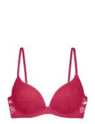 Sonia Push Up Plunge Lingerie Bras & Tops Push Up Bras Red Dorina