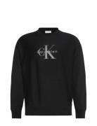 Ls Premium Terry Monologo Cn Swt Tops Sweatshirts & Hoodies Sweatshirt...