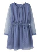 Nkfvabos Ls Dress Noos Dresses & Skirts Dresses Partydresses Blue Name...